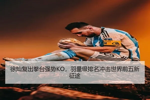 徐灿复出拳台强势KO，羽量级排名冲击世界前五新征途